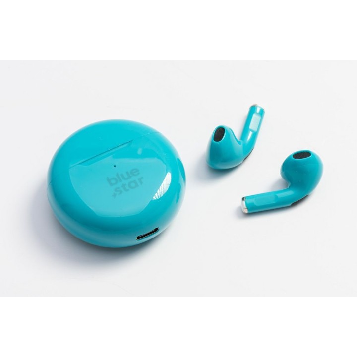 Wireless headphones in-ear Blue Star Circle Beat TX3 TWS blue