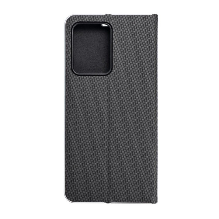 Чохол з клапаном для Xiaomi Redmi NOTE 12 PRO 5G Luna Book Carbon чорний