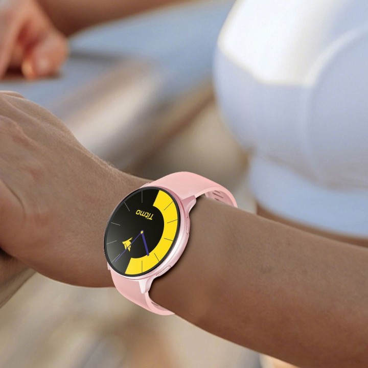 Smartwatch TITMO O-200 (GPS, AMOLED, Bluetooth call, strap silicone) pink 0INT