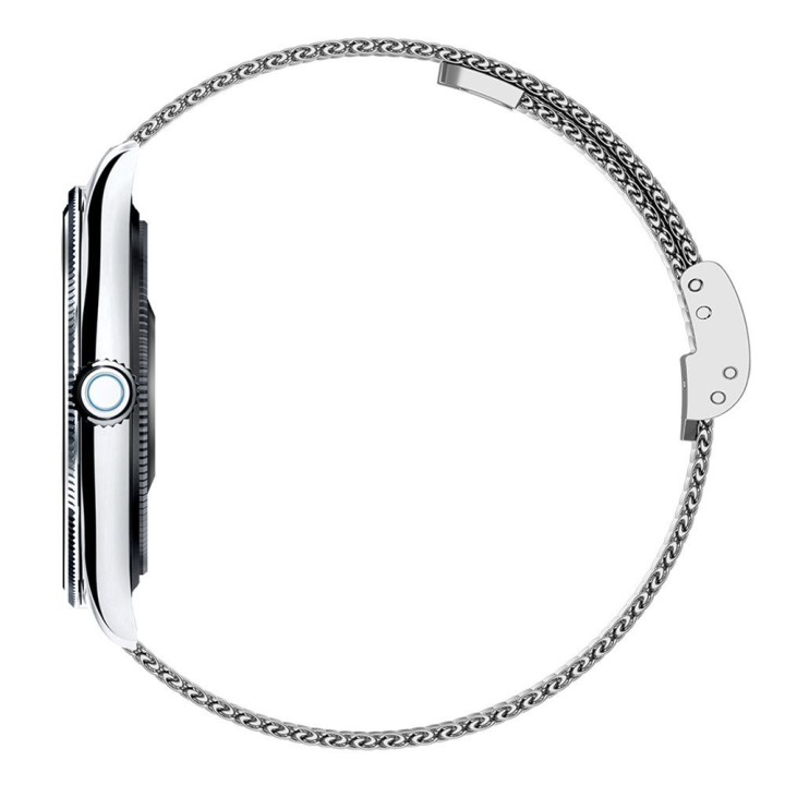 Smartwatch TITMO O-170 (AMOLED, bluetooth call, pasek stal szlachetna silver mesh) srebrny 0INT