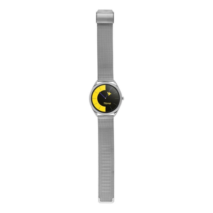 Smartwatch TITMO O-170 (AMOLED, Bluetooth call, strap steel szlachetna silver mesh) silver 0INT
