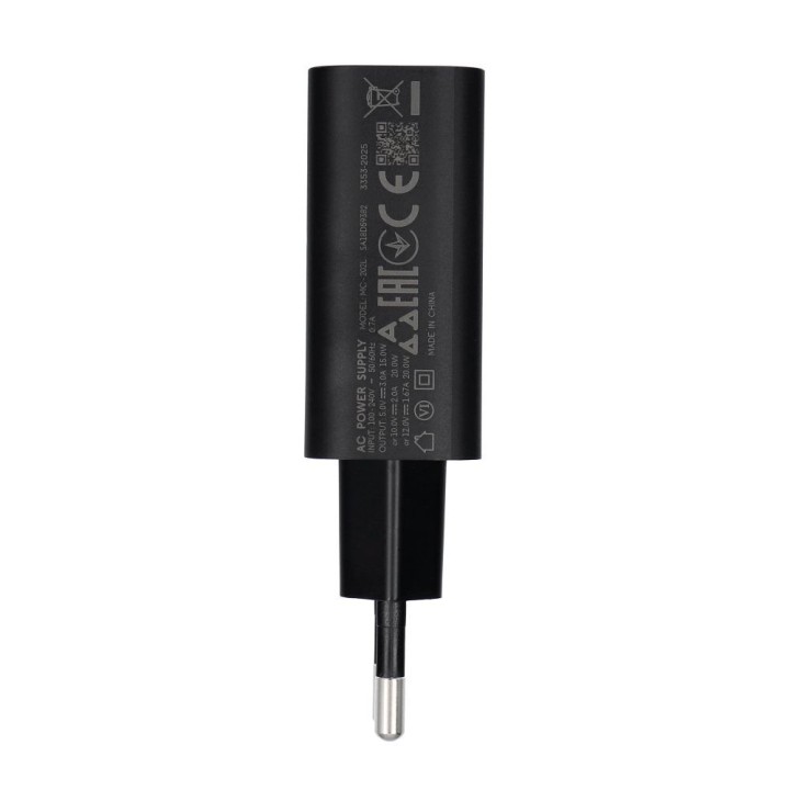 MOTOROLA original wall charger USB A 20W MC202L black bulk