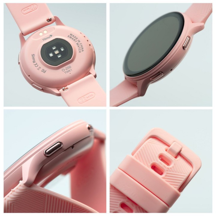 Smartwatch TITMO O-200 (GPS, AMOLED, bluetooth call, pasek silikonowy) różowy 0INT