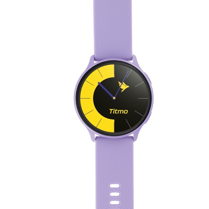 Smartwatch TITMO O-200 (GPS, AMOLED, bluetooth call, silicone strap) lavender 0INT