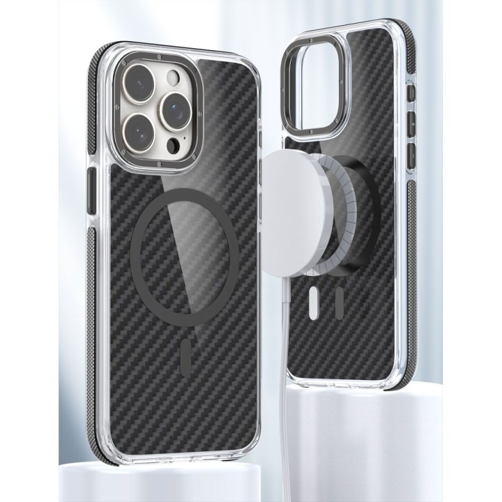 Case for Samsung S26 PLUS Fiber MagSafe compatible black