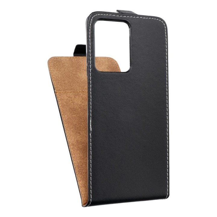 Vertical flip case for Xiaomi Redmi NOTE 12 PRO 5G Slim Flexi Fresh black