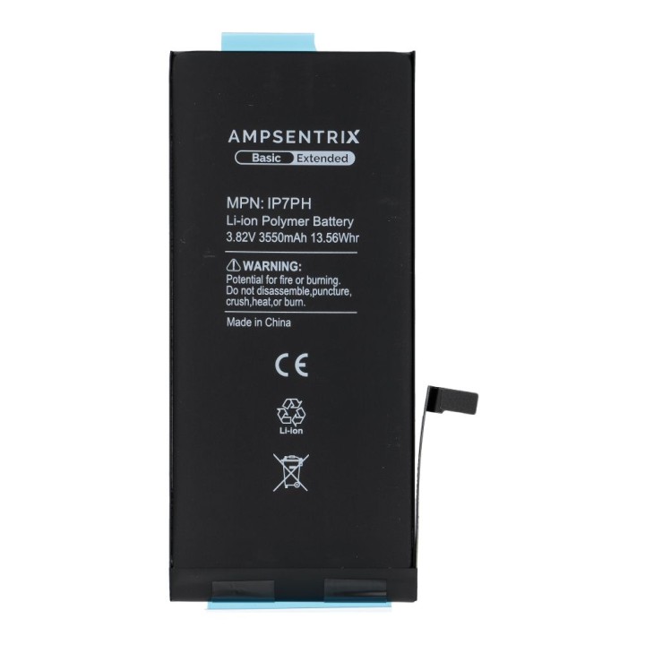 AmpSentrix Basic аккумулятор для iPhone 7 Plus (повышенная емкость 3550 mAh)