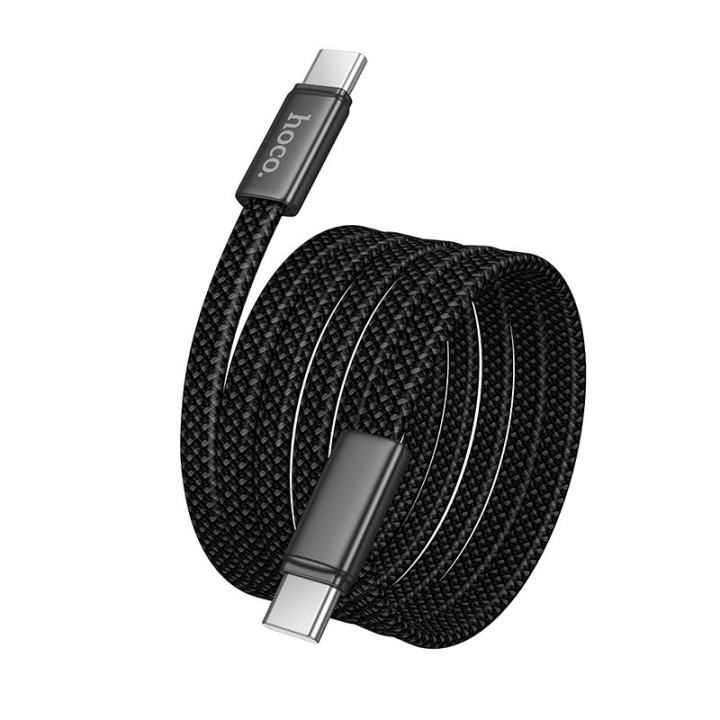 USB-C to USB-C cable Hoco 3A 60W flat 1 m X125 black