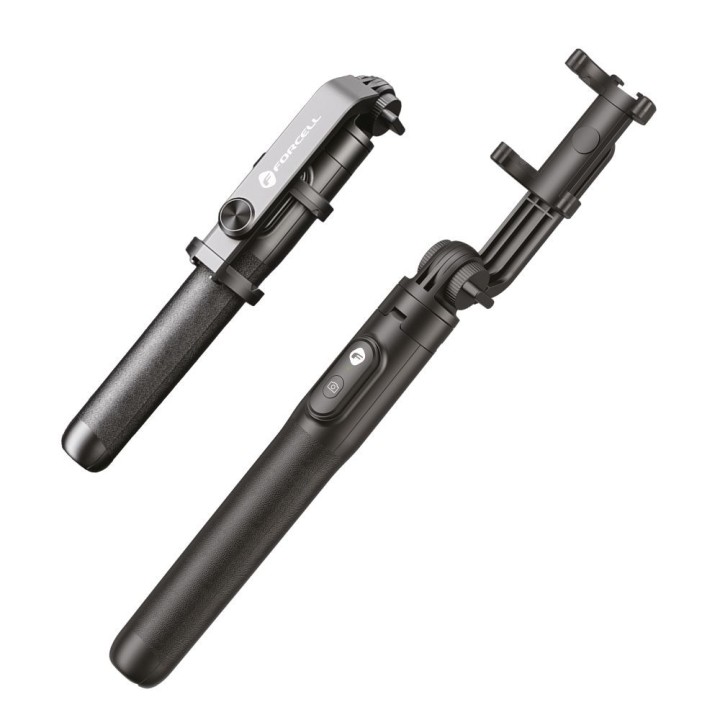 Selfie stick Forcell F-Grip S150XL tripod z pilotem bezprzewodowym czarny 0INT