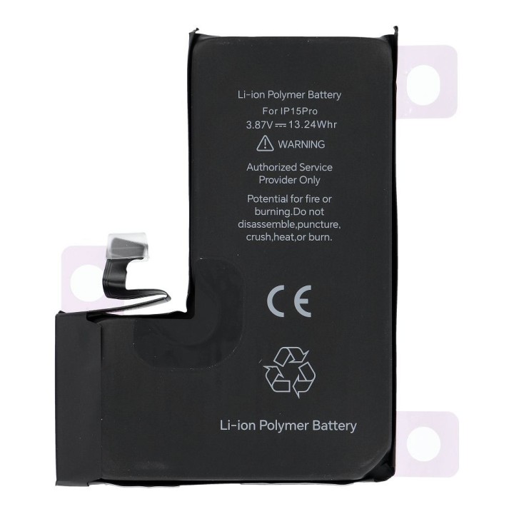 JCID battery that can be paired as USED for iPhone 15 Pro 3420 mAh (increased capacity)
