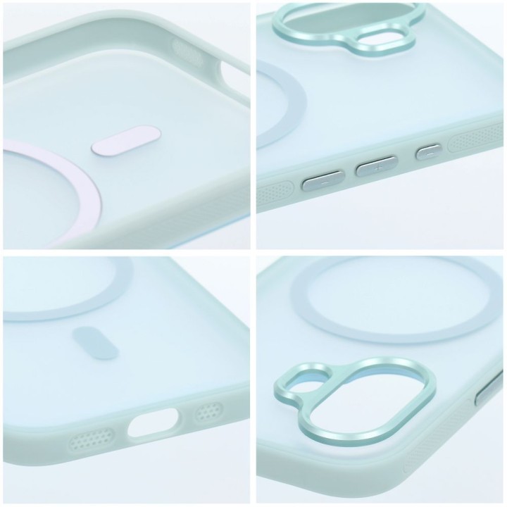 Чохол для iPhone 17 Flexline Mag Cover сумісний з MagSafe зелений