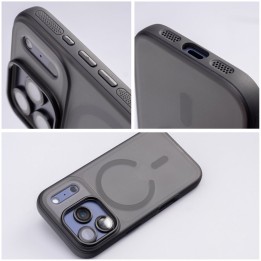Чехол для iPhone 17 AIR Flexline Mag Cover совместимый с MagSafe черный