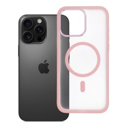 Etui na iPhone 16 PRO MAX Flexline Mag Cover zgodne z MagSafe różowe