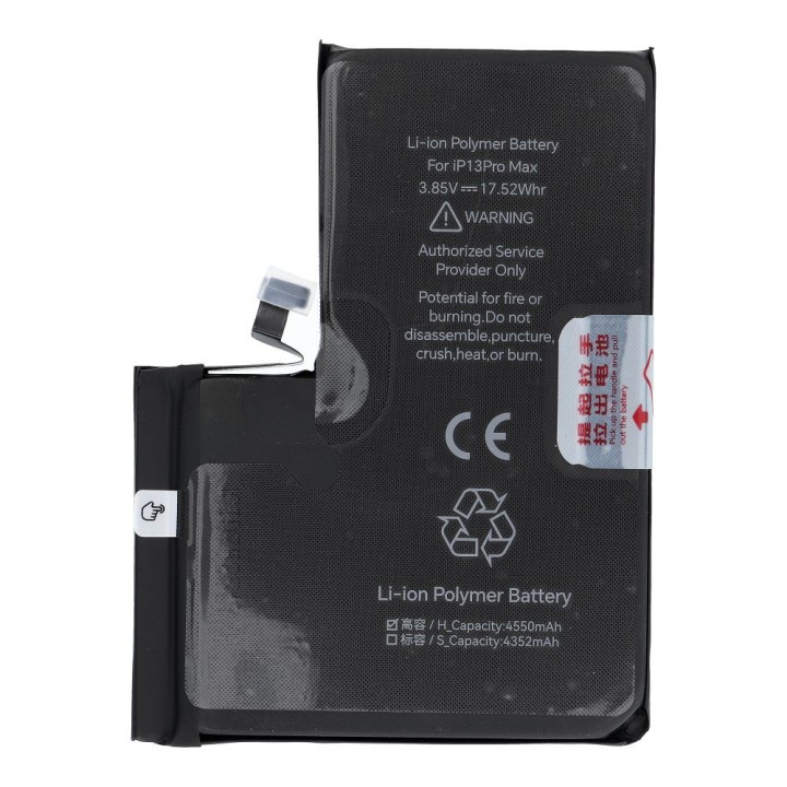 JCID battery for iPhone 13 Pro Max 4550 mAh (increased capacity)