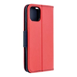 Чехол с клапаном для Samsung A57 5G Fancy Book czerwono-granatowe