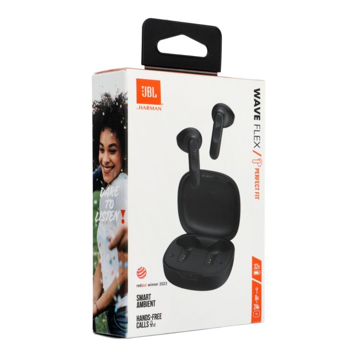 Бездротові навушники вкладиші JBL Wave Flex JBLWFLEXBLK чорні
