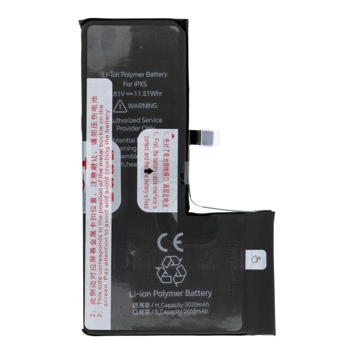JCID battery for iPhone Xs 3020 mAh (increased capacity)