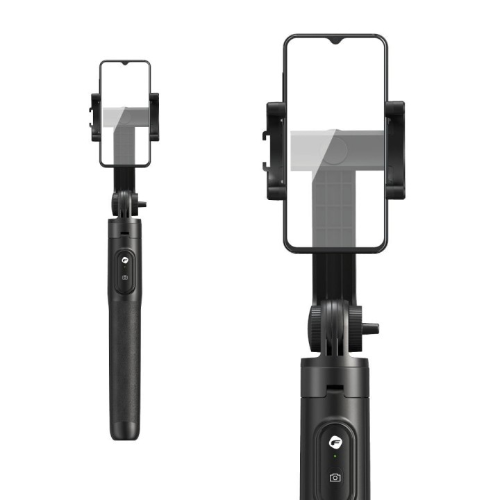 Selfie stick Forcell F-Grip S150XL tripod z pilotem bezprzewodowym czarny 0INT