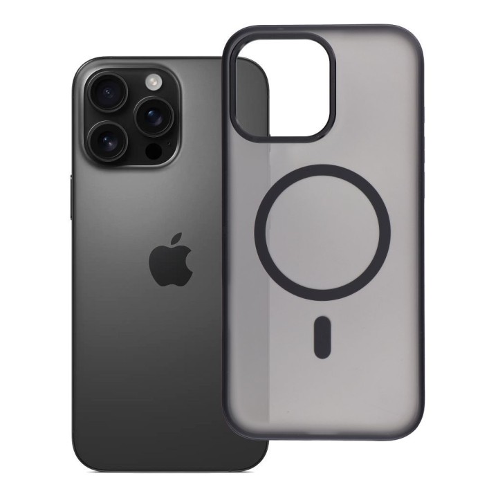 Etui na iPhone 16 PRO MAX Flexline Mag Cover zgodne z MagSafe czarne