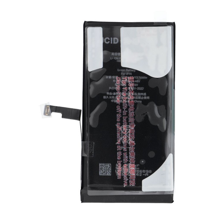 JCID Battery for iPhone 15 3550 mAh (increased capacity)