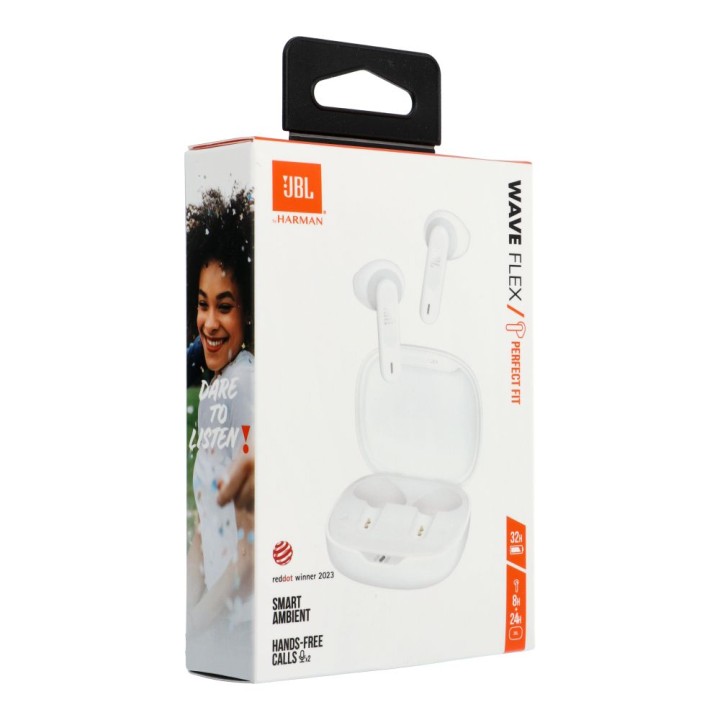 Wireless headphones in-ear JBL Wave Flex JBLWFLEXWHT white