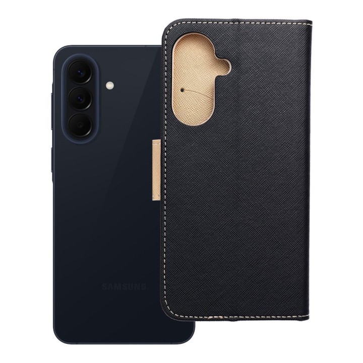 Flip case for Samsung A57 5G Fancy Book black-gold