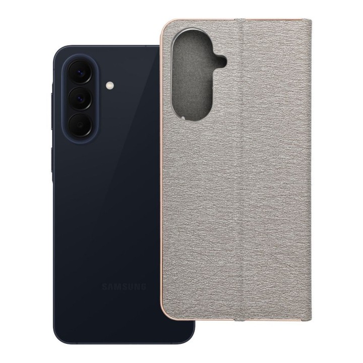 Flip case for Samsung A57 5G Luna Book Gold silver