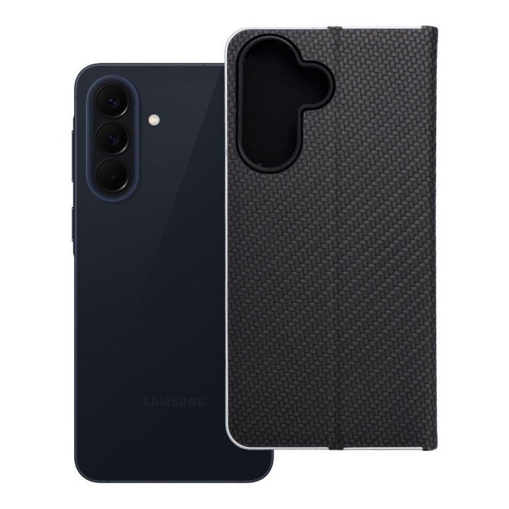 Чохол з клапаном для Samsung A57 5G Luna Book Carbon чорний