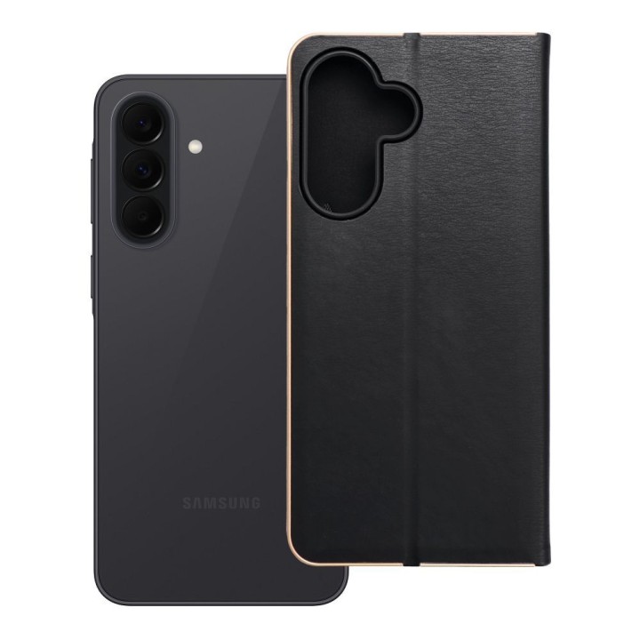 Flip case for Samsung A37 5G Luna Book Gold black