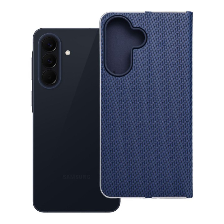 Чохол з клапаном для Samsung A57 5G Luna Book Carbon синій