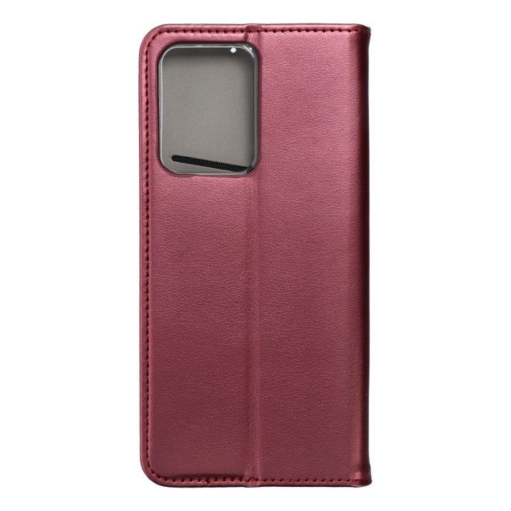 Чохол з клапаном для Xiaomi Redmi Note 12 PRO 5G Smart Magneto бордовий