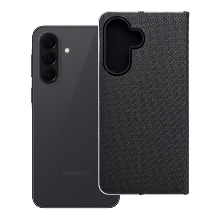 Чохол з клапаном для Samsung A37 5G Luna Book Carbon чорний