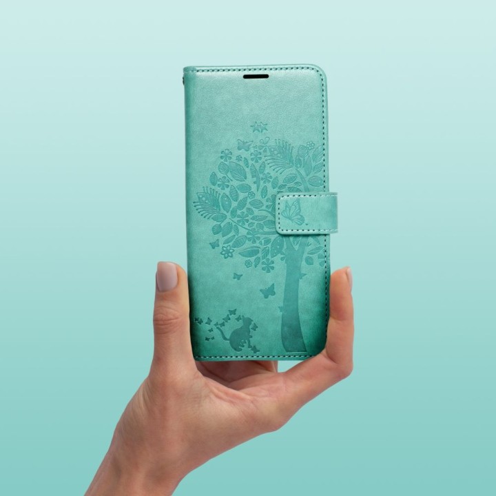 Flip case for Samsung A37 5G Mezzo Book tree green