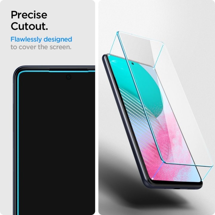 Tempered glass for Samsung M54 5G GLAS.TR"EZ FIT" 2-pack Spigen transparent