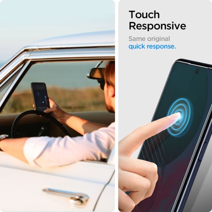 Szkło hartowane do Samsung M54 5G GLAS.TR"EZ FIT" 2-pack Spigen  transparentne