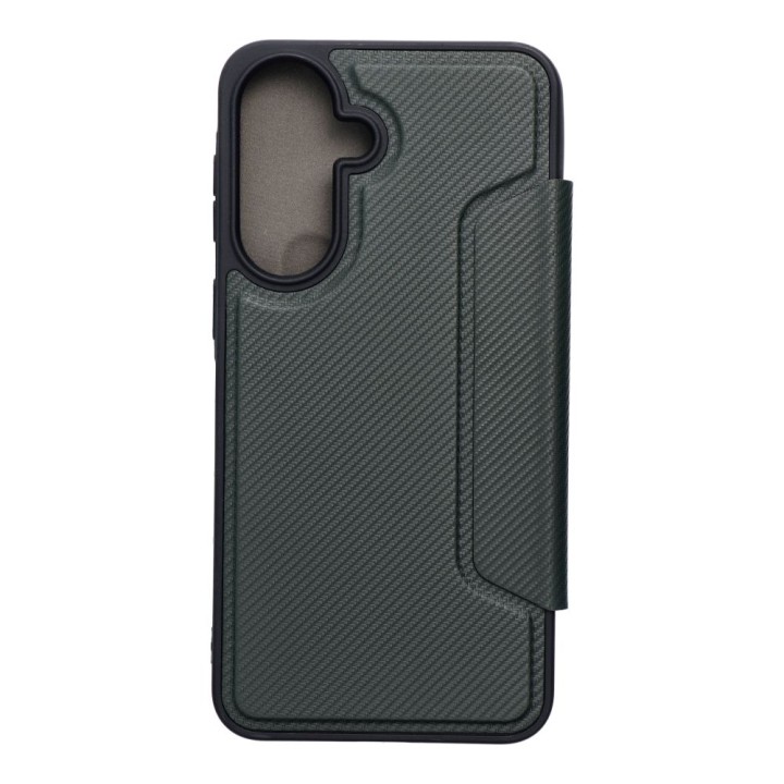 Etui z klapką na Samsung A37 5G Razor Book ciemnozielone