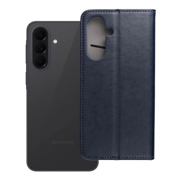 Etui z klapką na Samsung A37 Smart Magneto granatowe