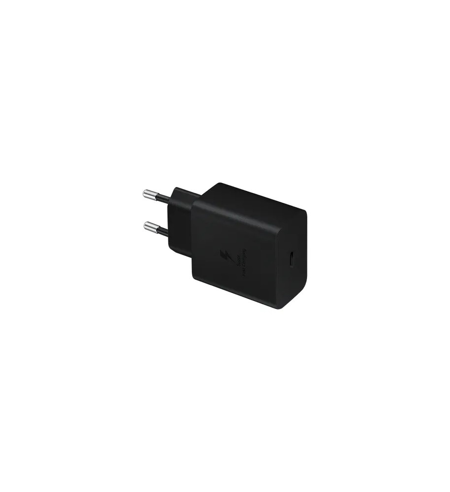 Оригінальний зарядний пристрій Samsung Fast Charger EP-T4510XBEGEU USB Typ C 3A 45W czarna blister