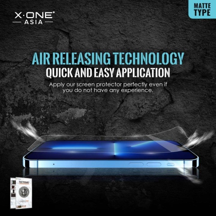 Protektor do iPhone 13 PRO MAX / 14 PLUS LCD X-One Extreme Shock Eliminator 4th gen. Matowe