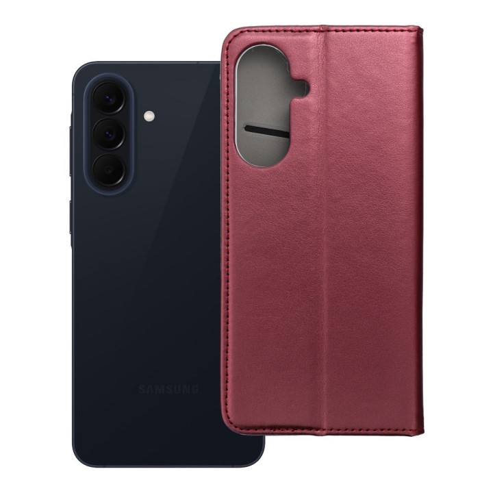 Flip case for Samsung A57 5G Smart Magneto burgundy