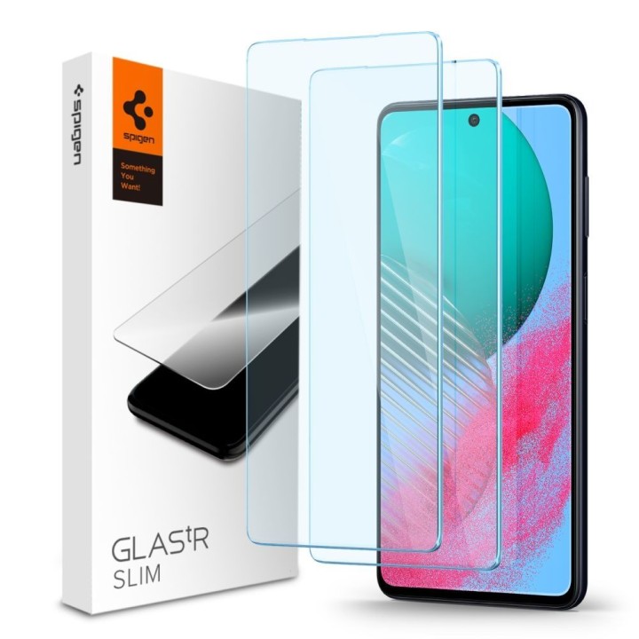 Tempered glass for Samsung M54 5G GLAS.TR"EZ FIT" 2-pack Spigen transparent