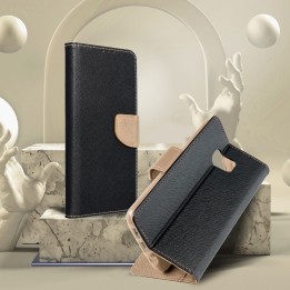 Etui z klapką na Samsung A37 Fancy Book czarno-złote
