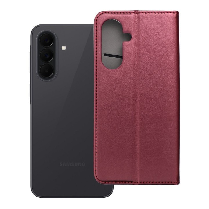 Чохол з клапаном для Samsung A37 Smart Magneto бордовий