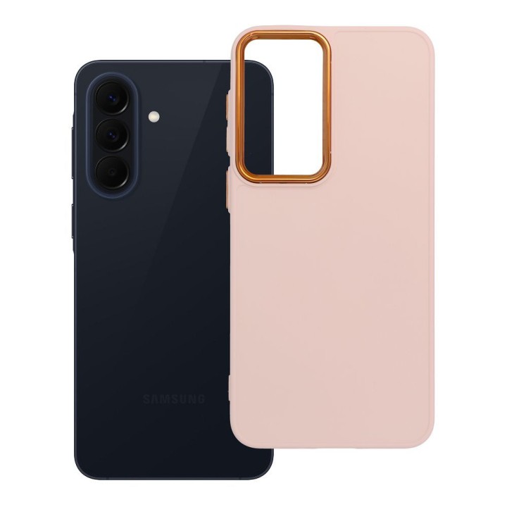 Чохол для Samsung A57 5G Frame пудрово-рожевий
