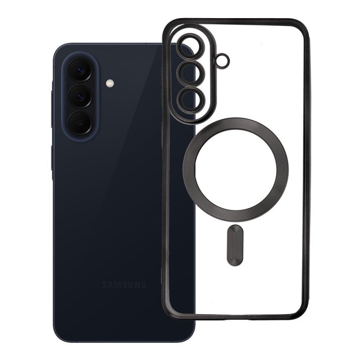 Case for Samsung A57 Electro Mag Cover compatible with MagSafe black