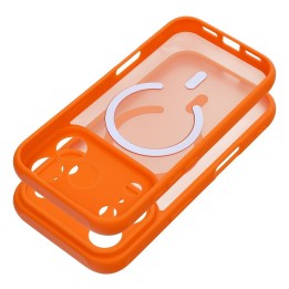 Case for Samsung A57 Full Matte Mag Cover MagSafe compatible orange