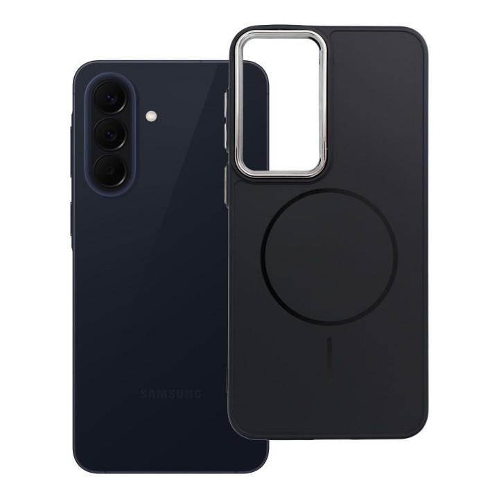 Case for Samsung A57 Frame Mag Cover compatible with MagSafe black