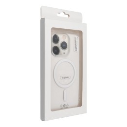 Case for Samsung A57 Drop Glue Colorful Ring Mag Cover compatible with MagSafe white
