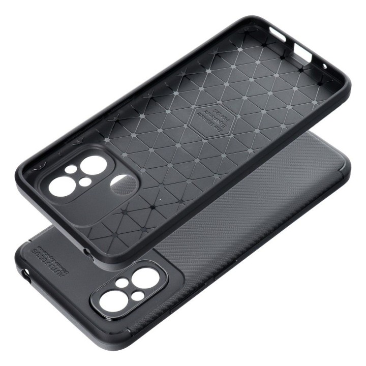Чехол для Xiaomi Redmi 12C Carbon Premium черный