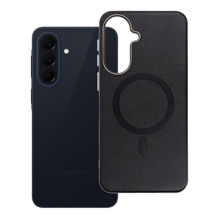 Case for Samsung A57 Gentleman Mag Cover compatible with MagSafe black